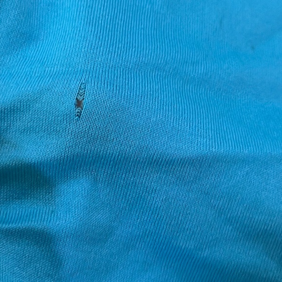 Peter millar blue turquoise polo golf cotton shirt size large - Picture 6 of 6